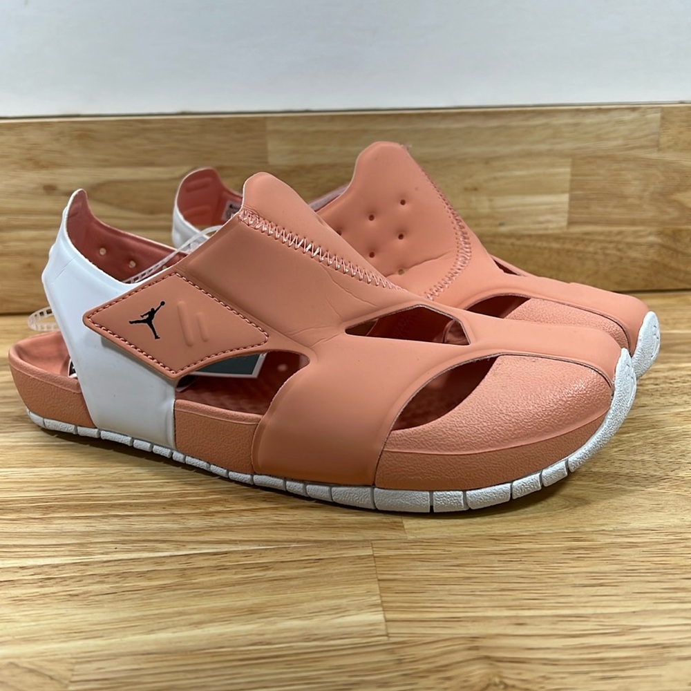 NEW Air Jordan 3Y Peach Pink White Sandal Shoes